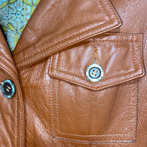 NEW ENGLAND SPORTSWEAR COMPANY Leather Jacket Coat - Picture 4 of 12